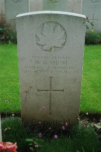 Canada Cemetery Tilloy Les Cambrai - Smith, W G